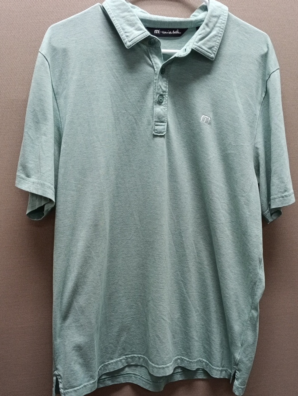 Men's Mint Green Polo Shirt by Travis Mathew